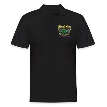 J'aime les perles qui s'agite et je ne peux pas me trouver cadeau - Polo Homme - noir - Devant - Kai (181cm)