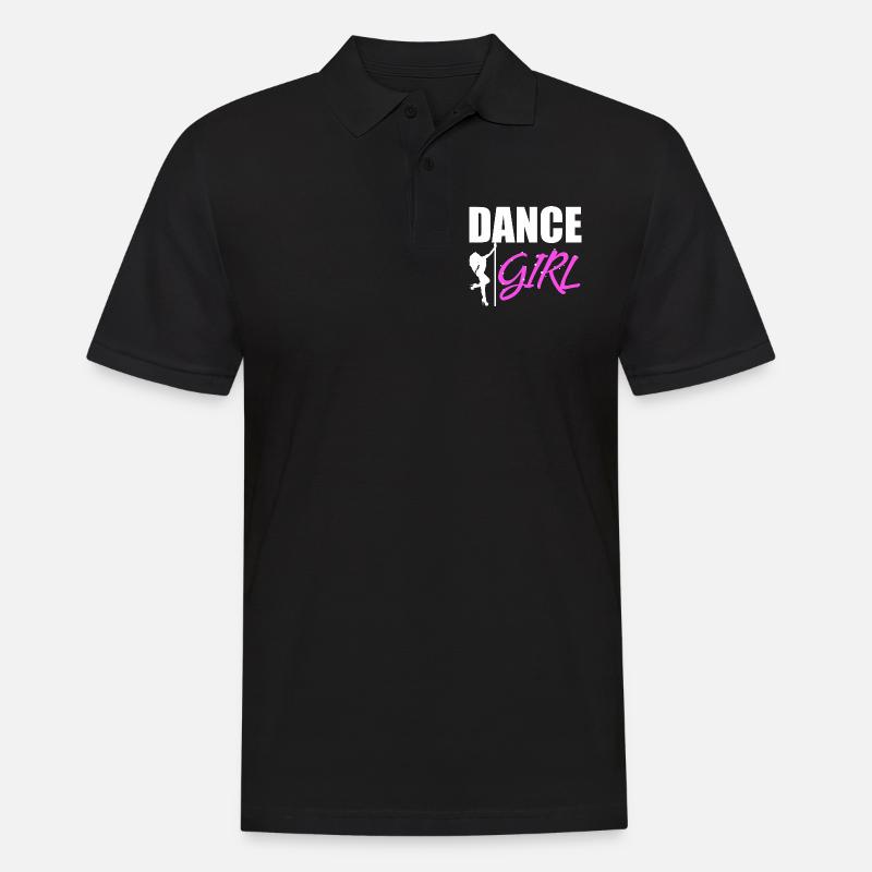 Pole Dance Dancing Girl - Men's Polo Shirt - black