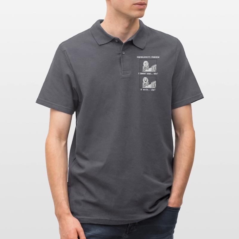 Informatiker Computer Nerd Software Coder Männer Poloshirt
