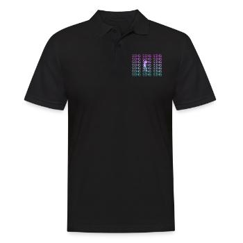 Sing - Men's Polo Shirt - black - Front - Kai (181cm)
