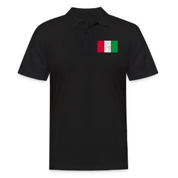 Drapeau de l’Italie - Polo Homme - noir - Devant - Kai (181cm)