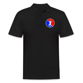 Badminton Logo - Polo Homme - noir - Devant - Kai (181cm)