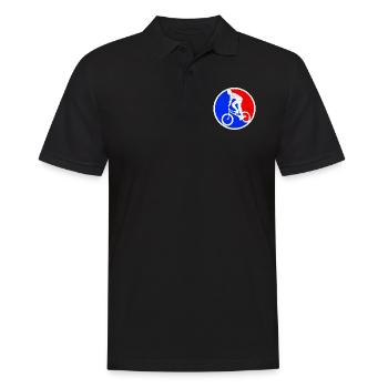 Logo bmx - Polo Homme - noir - Devant - Kai (181cm)