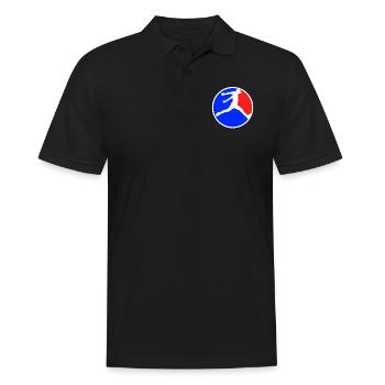 Parkour Logo - Men's Polo Shirt - black - Front - Kai (181cm)