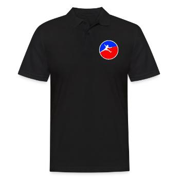 Logo de l’escrime - Polo Homme - noir - Devant - Kai (181cm)