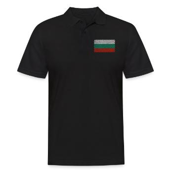 Drapeau bulgare - Polo Homme - noir - Devant - Kai (181cm)