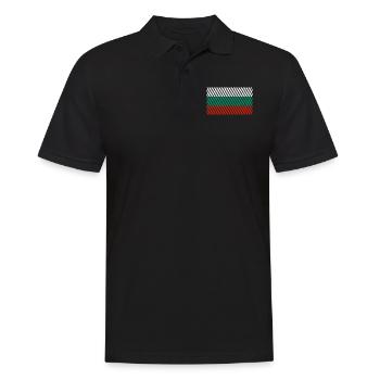 Drapeau bulgare - Polo Homme - noir - Devant - Kai (181cm)