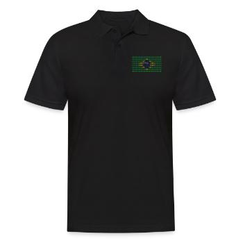Drapeau du Brésil - Polo Homme - noir - Devant - Kai (181cm)