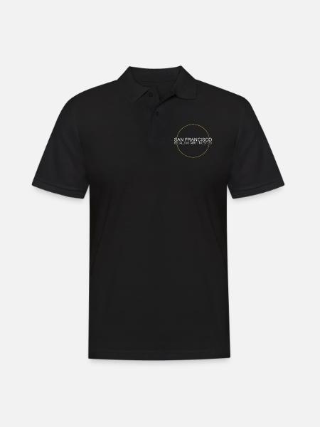 San Francisco Quote - Men's Polo Shirt - black