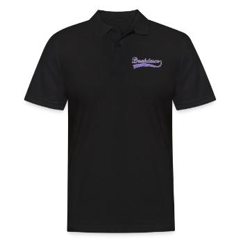 Lettrage breakdance - Polo Homme - noir - Devant - Kai (181cm)