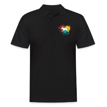 Chien - Polo Homme - noir - Devant - Kai (181cm)