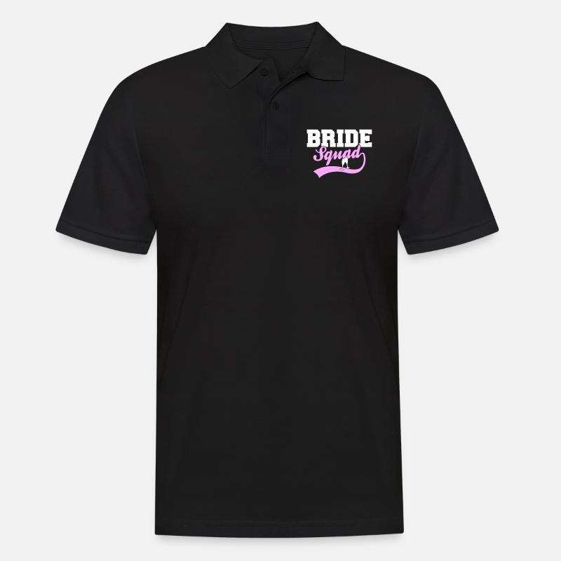 Bride Squad - Männer Poloshirt - Schwarz