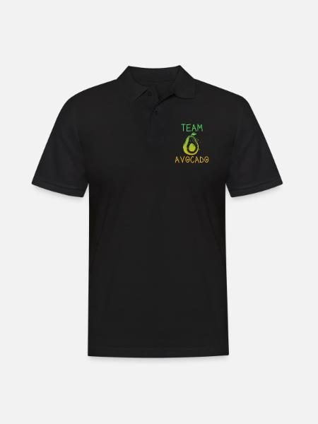 Team Avocado - Men's Polo Shirt - black