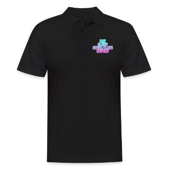 Studieren und Raven - Männer Poloshirt - Schwarz - Vorne - Kai (181cm)