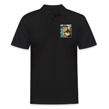 Karaté Chat - Polo Homme - noir - Devant - Kai (181cm)