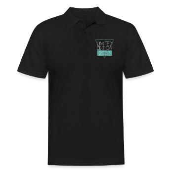 Limited Edition 2007 - Männer Poloshirt - Schwarz - Vorne - Kai (181cm)