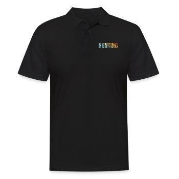 Chasse rétro - Polo Homme - noir - Devant - Kai (181cm)