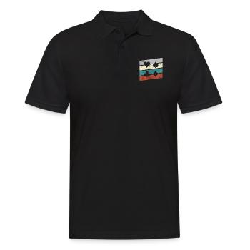 Poker Rétro - Polo Homme - noir - Devant - Kai (181cm)