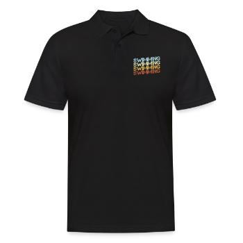 Natation Rétro - Polo Homme - noir - Devant - Kai (181cm)