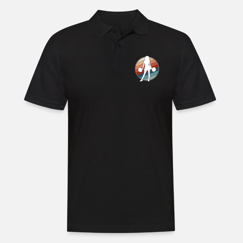 Cheerleading Retro - Männer Poloshirt - Schwarz