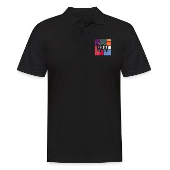 Dance - Men's Polo Shirt - black - Front - Kai (181cm)