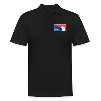 Joueur de fléchettes - Polo Homme - noir - Devant - Kai (181cm)