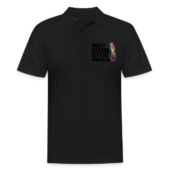 Anime & Skizzieren Mädchen Anime Skizzieren Gesche - Männer Poloshirt - Schwarz - Vorne - Kai (181cm)