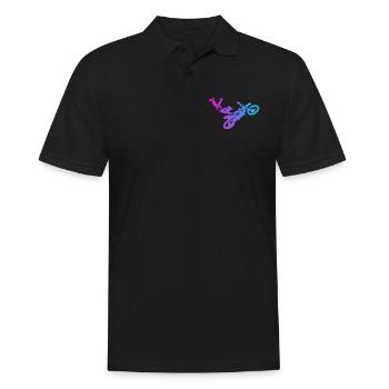 Motocross - Men's Polo Shirt - black - Front - Kai (181cm)