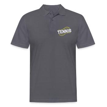 Tennis Sport Raquette de tennis - Polo Homme - charbon - Devant - Nico (186cm)