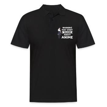 Anime merch Anime Anime Merchandise Geschenk - Männer Poloshirt - Schwarz - Vorne - Kai (181cm)