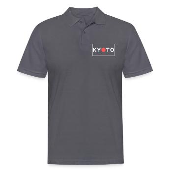 Drapeau de Kyoto au Japon - Polo Homme - charbon - Devant - Nico (186cm)