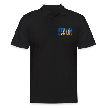 Berlin - Polo Homme - noir - Devant - Kai (181cm)