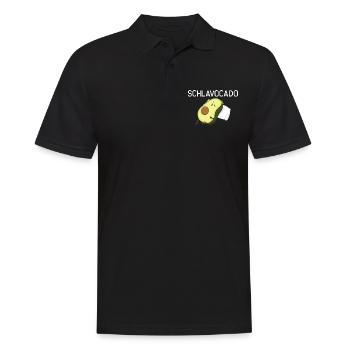 Schlafanzug Avocado Schlafanzug Geschenk - Männer Poloshirt - Schwarz - Vorne - Kai (181cm)