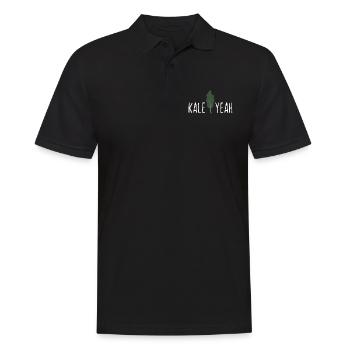 Kale Yeah Drôle Vegan Pun cadeau - Polo Homme - noir - Devant - Kai (181cm)