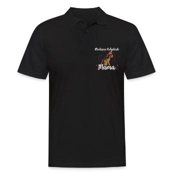 Rhodesian Ridgeback Mom | Dog Owner Gift - Men's Polo Shirt - black - Front - Kai (181cm)