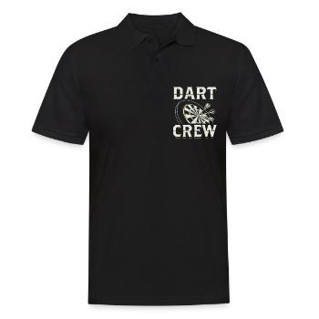Dart Darten Darts Darter Dartmannschaft Geschenk - Männer Poloshirt - Schwarz - Vorne - Kai (181cm)