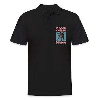 Cane Corso Mama Italiano Chien Maîtresse Cadeau - Polo Homme - noir - Devant - Kai (181cm)