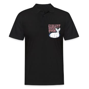 Sphynx Chat | Propriétaire de chat Chat Maman Cadeau - Polo Homme - noir - Devant - Kai (181cm)