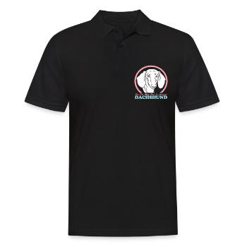 Teckel Maman Teckel Chien Propriétaire Cadeau - Polo Homme - noir - Devant - Kai (181cm)