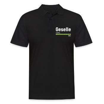 Geselle 2023 Prüfung Handwerker Geschenk - Männer Poloshirt - Schwarz - Vorne - Kai (181cm)