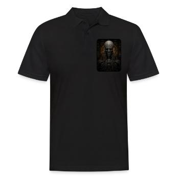 Alien Anatomy - Men's Polo Shirt - black - Front - Kai (181cm)