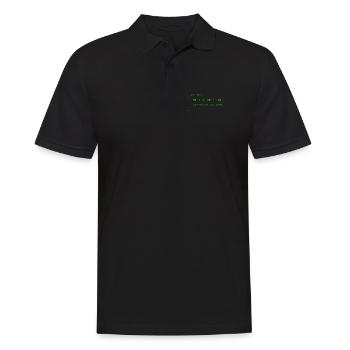 Java Hello World - Polo Homme - noir - Devant - Kai (181cm)