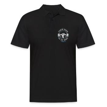 Train hard or go Home - Polo Homme - noir - Devant - Kai (181cm)