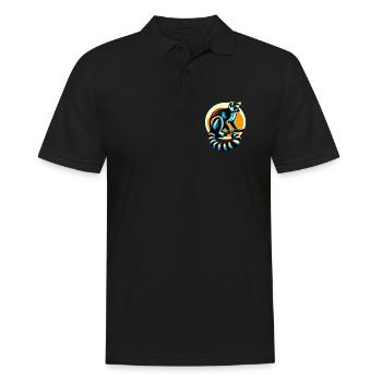 Lémurien - Polo Homme - noir - Devant - Kai (181cm)