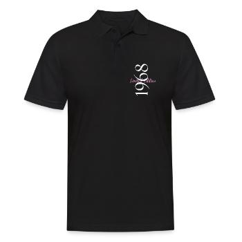 Limited Edition 1968 Anniversary 1968 Born in 1968 - Men's Polo Shirt - black - Front - Kai (181cm)