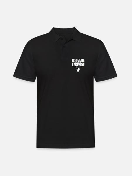 Abschied Kollege - Männer Poloshirt - Schwarz