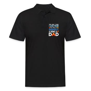 Apotheker Pharmazeutisch-technischer - Männer Poloshirt - Schwarz - Vorne - Kai (181cm)