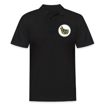 Miniatur Pinscher Welpe Hund Aquarell Illustrati - Männer Poloshirt - Schwarz - Vorne - Kai (181cm)