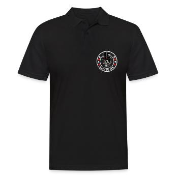 Kiss my Ace Shirt for Poker Players - Men's Polo Shirt - black - Front - Kai (181cm)