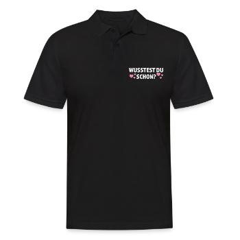 Große Schwester Familie Grosse Schwester Geschenk - Männer Poloshirt - Schwarz - Vorne - Kai (181cm)